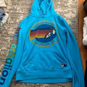 Aviator nation blue hoodie